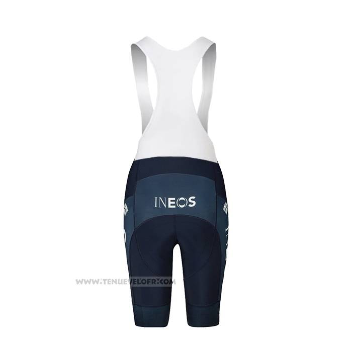 2023 Maillot Cyclisme Femme Ineos Grenadiers Rouge Manches Courtes et Cuissard